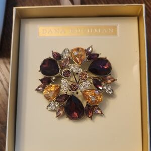 Dana Buchman Jewel-Toned Brooch